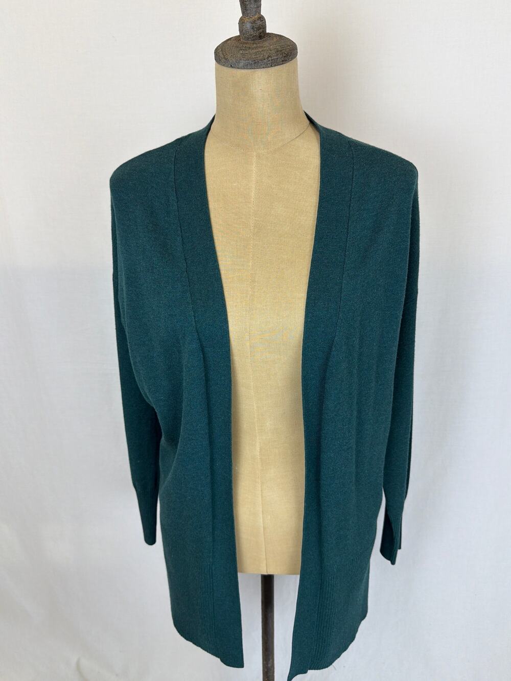 NWT Soya Concept Teal Green Sweater Knit Cardigan Small #0517